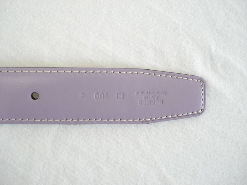 Hermes Belt 2007 purple